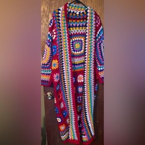 A beautifully crochet sweater.